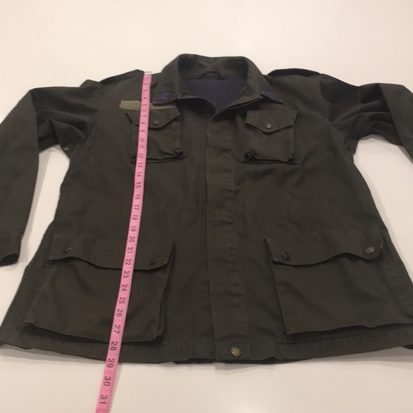 ✅ SOLD Military Jacket Unisex Olive Green LOTS pockets - Picture 14 of 14
